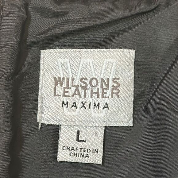 Wilson leather women’s black top size L - Picture 6 of 10